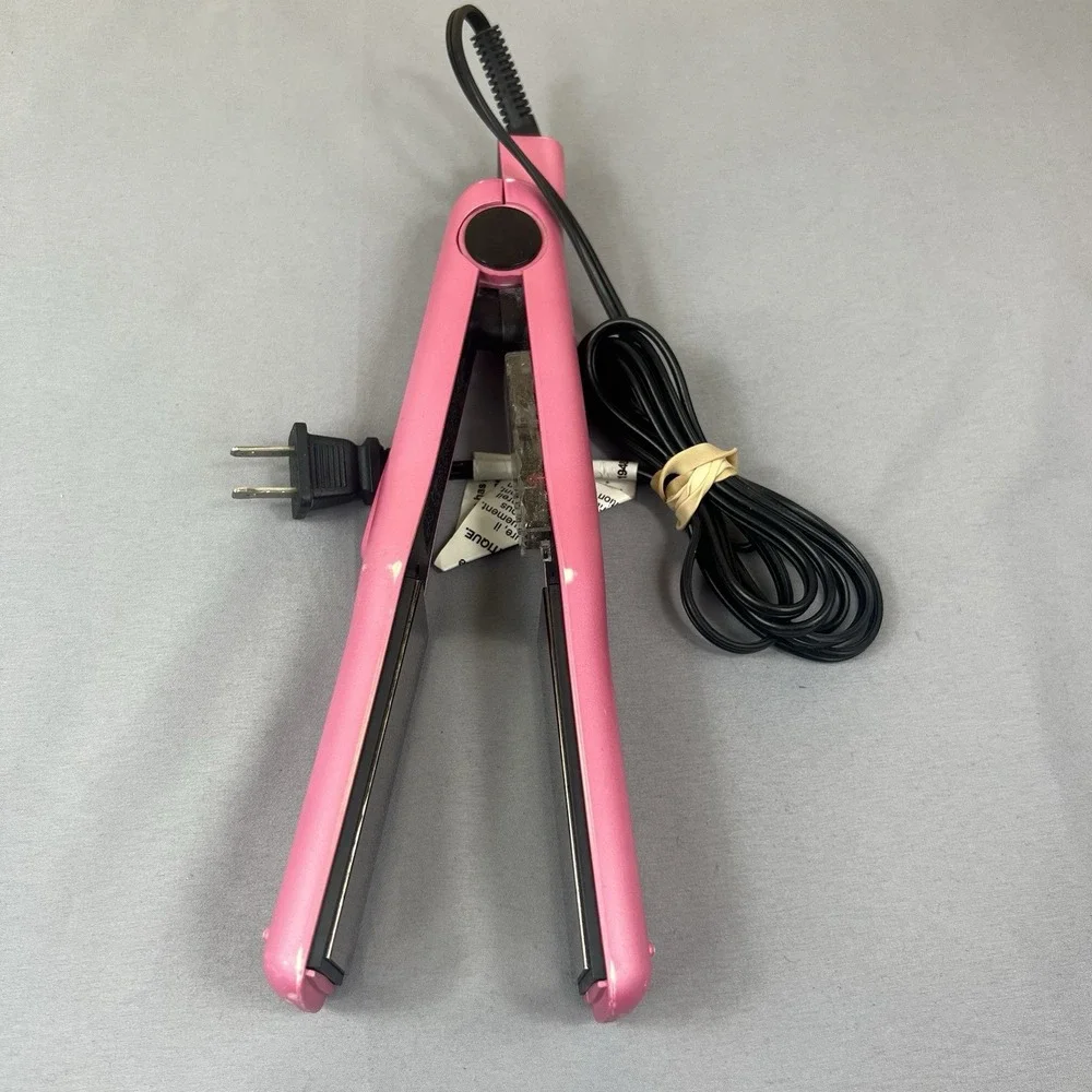 Revlon Titanium Hair Straightener RVST2031 Pink Adjustable Heat Tested
